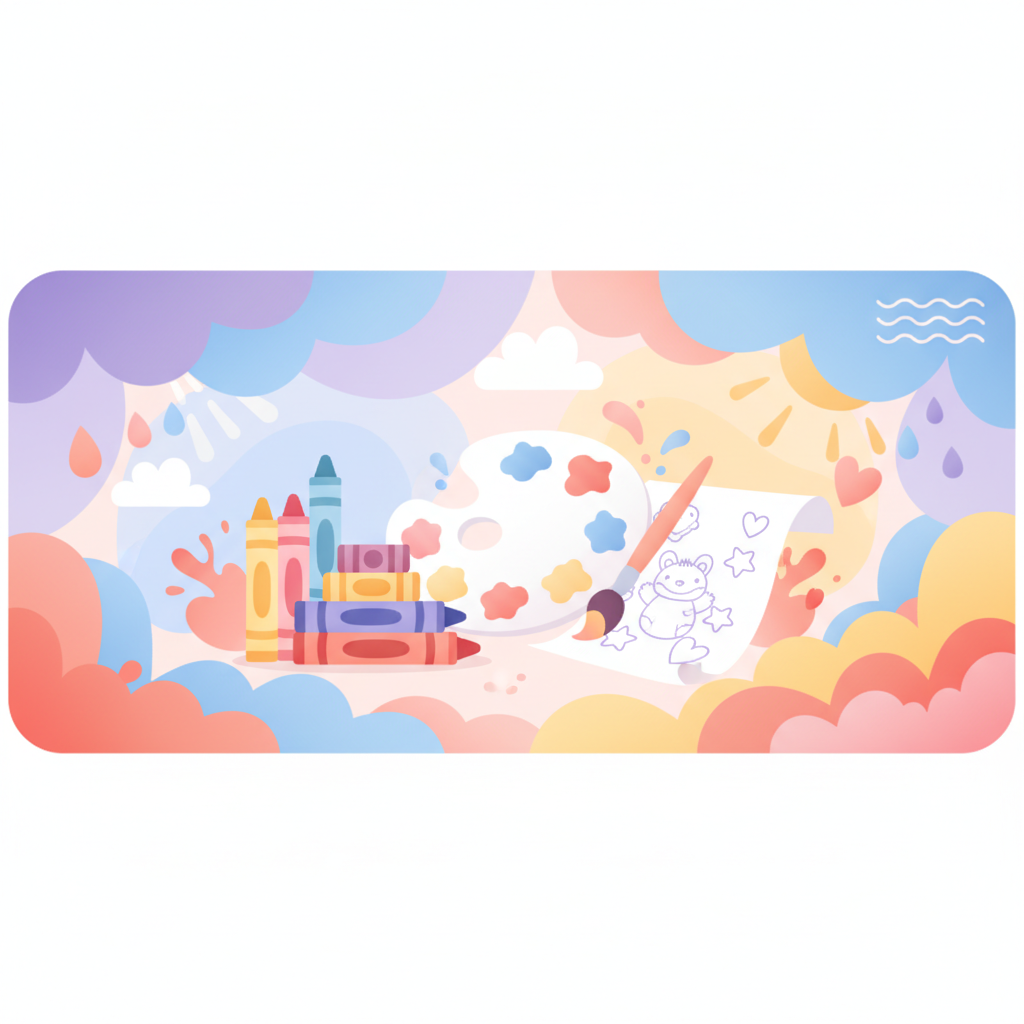 Beschäftigung bei Regentagen: Ausmalbilder & kreative Ideen