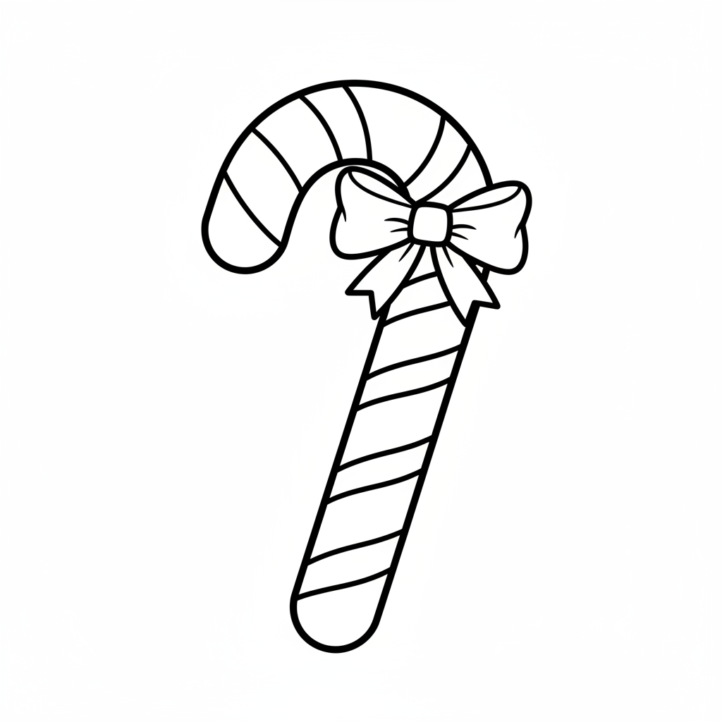 Zuckerstange Ausmalbild
